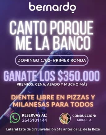 Canto por que me la Banco - Evento en San Juan