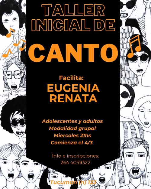 Taller Inicial de Canto - Evento en San Juan