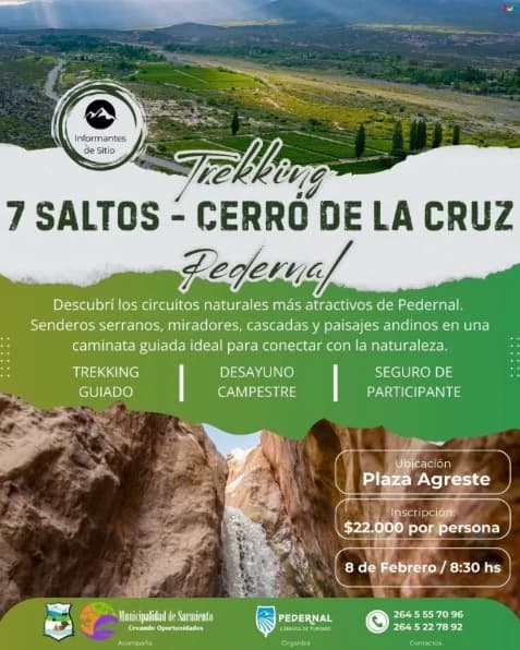Trekking Siete Saltos - Cerro de la Cruz