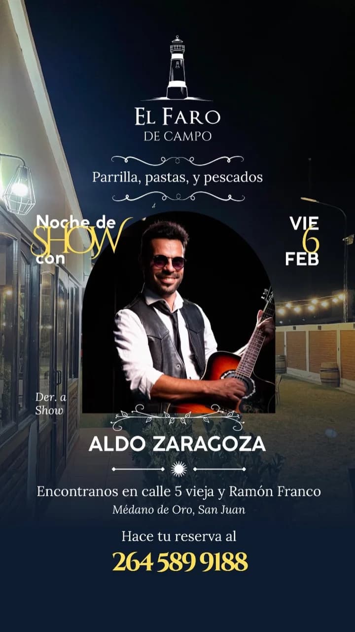 Aldo Zaragoza - Evento en San Juan