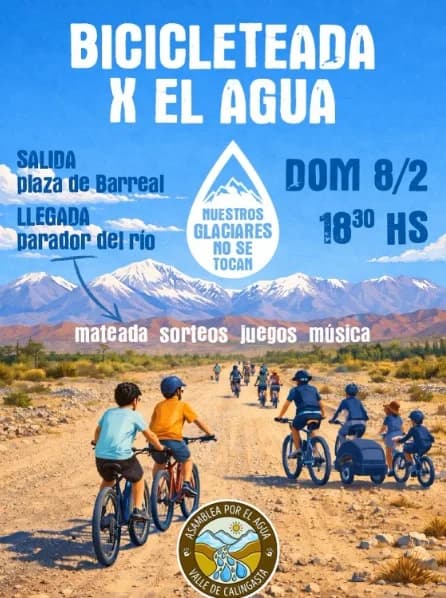 Bicicleteada x el Agua - Evento en San Juan
