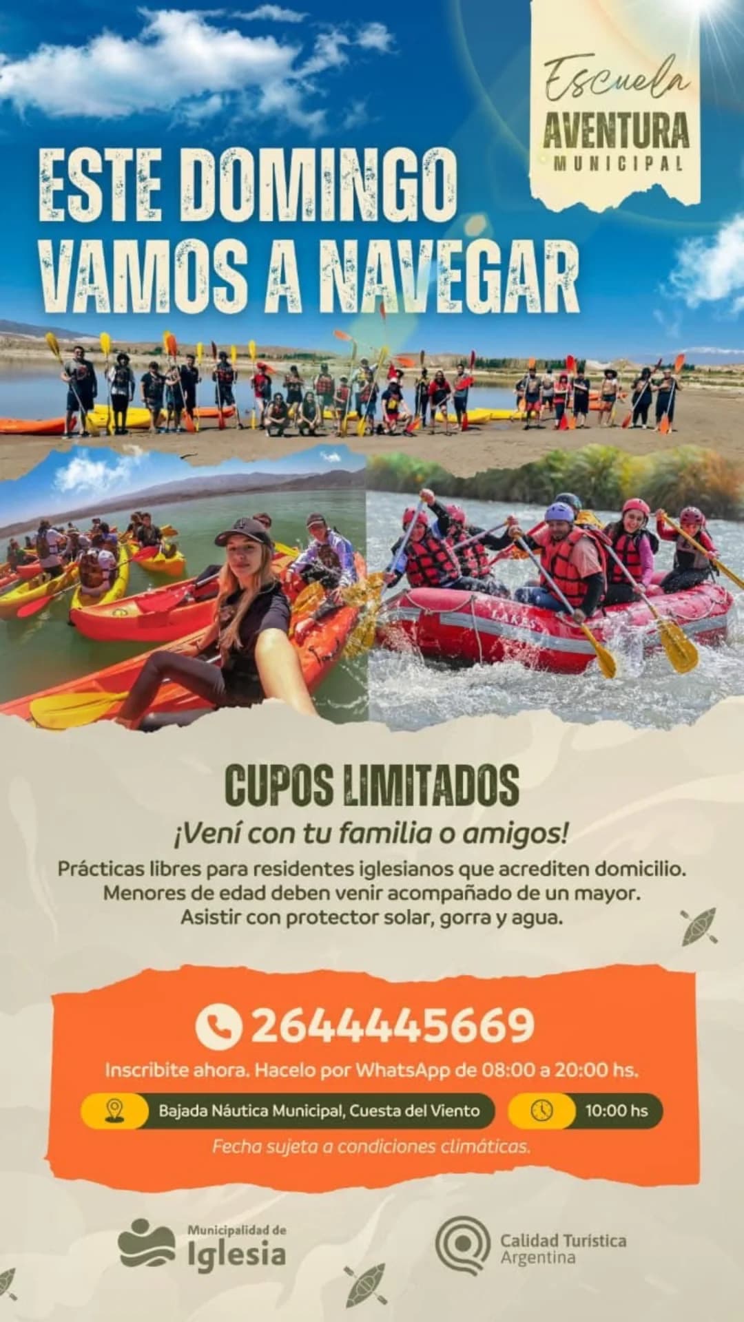 Vamos a Navegar - Practica de Kayak