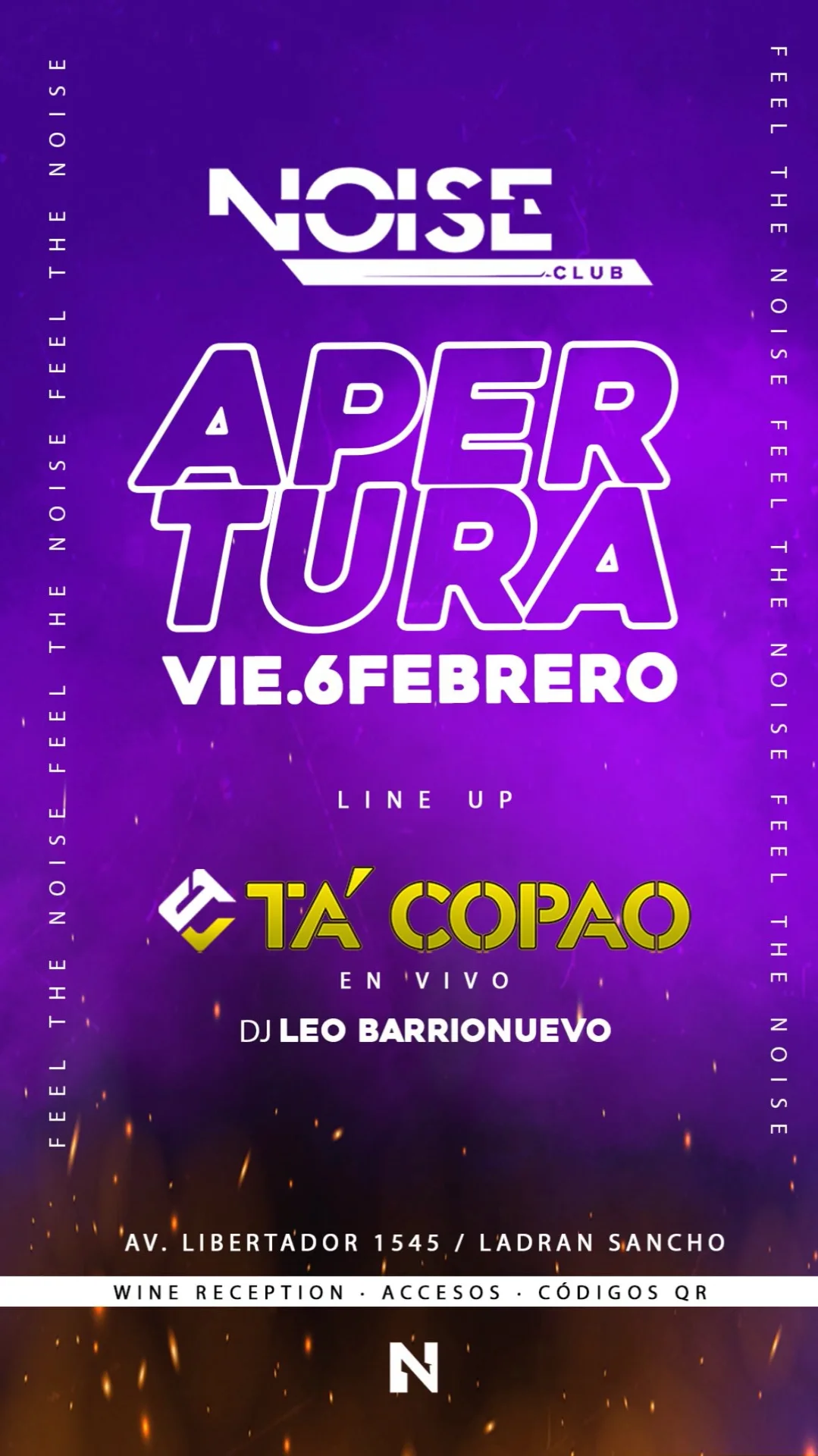 Apertura Noise Club - Ta´ Copao - Evento en San Juan