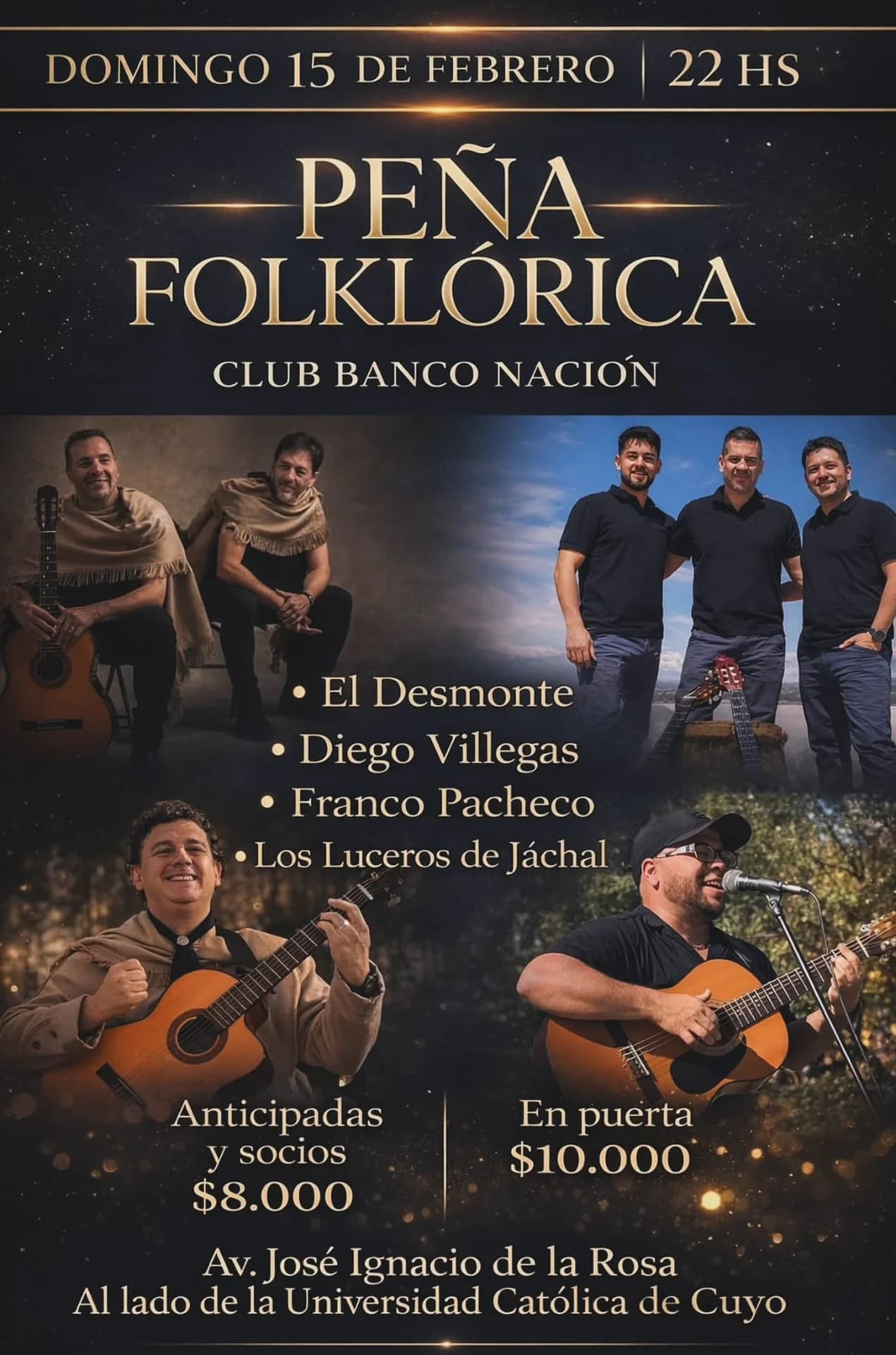 Peña Club Banco Nacion - Evento en San Juan