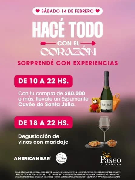 Hace Todo con el Corazon - Degustacion de Vinos - Evento en San Juan