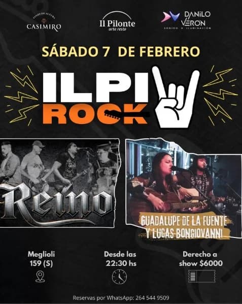 Reino | Guadalupe De La Fuente & Lucas Bongiovanni - Evento en San Juan