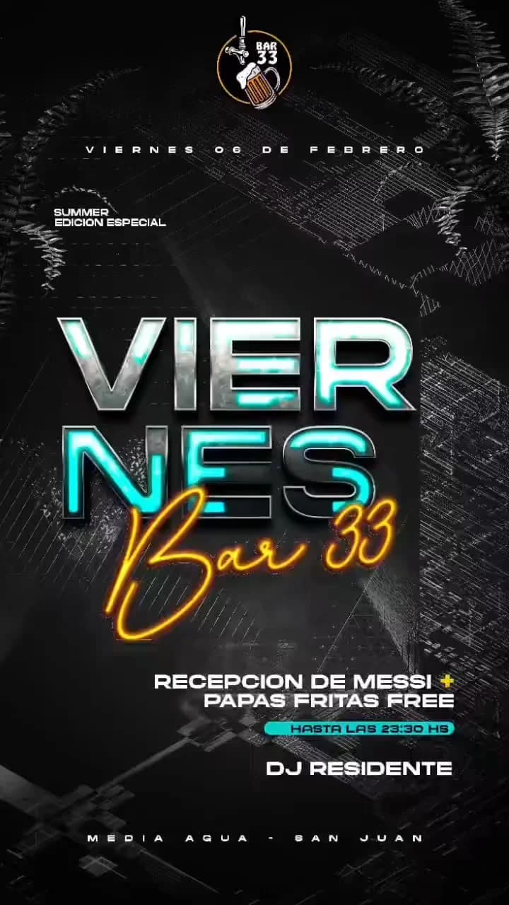 Bar 33 - Dj Set en Vivo