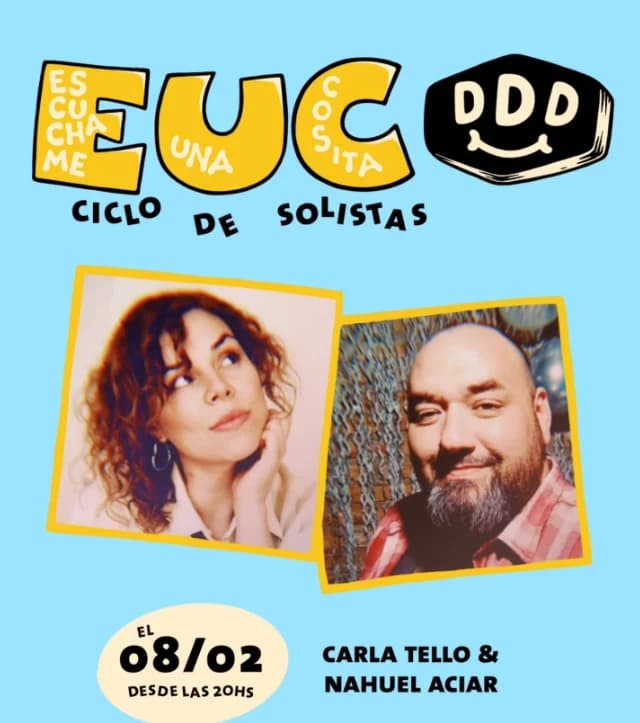 Escuchame una Cosita: Carla Tello & Nahuel Aciar - Evento en San Juan