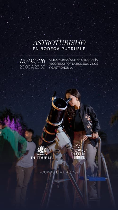 Astroturismo en Bodega Putruele