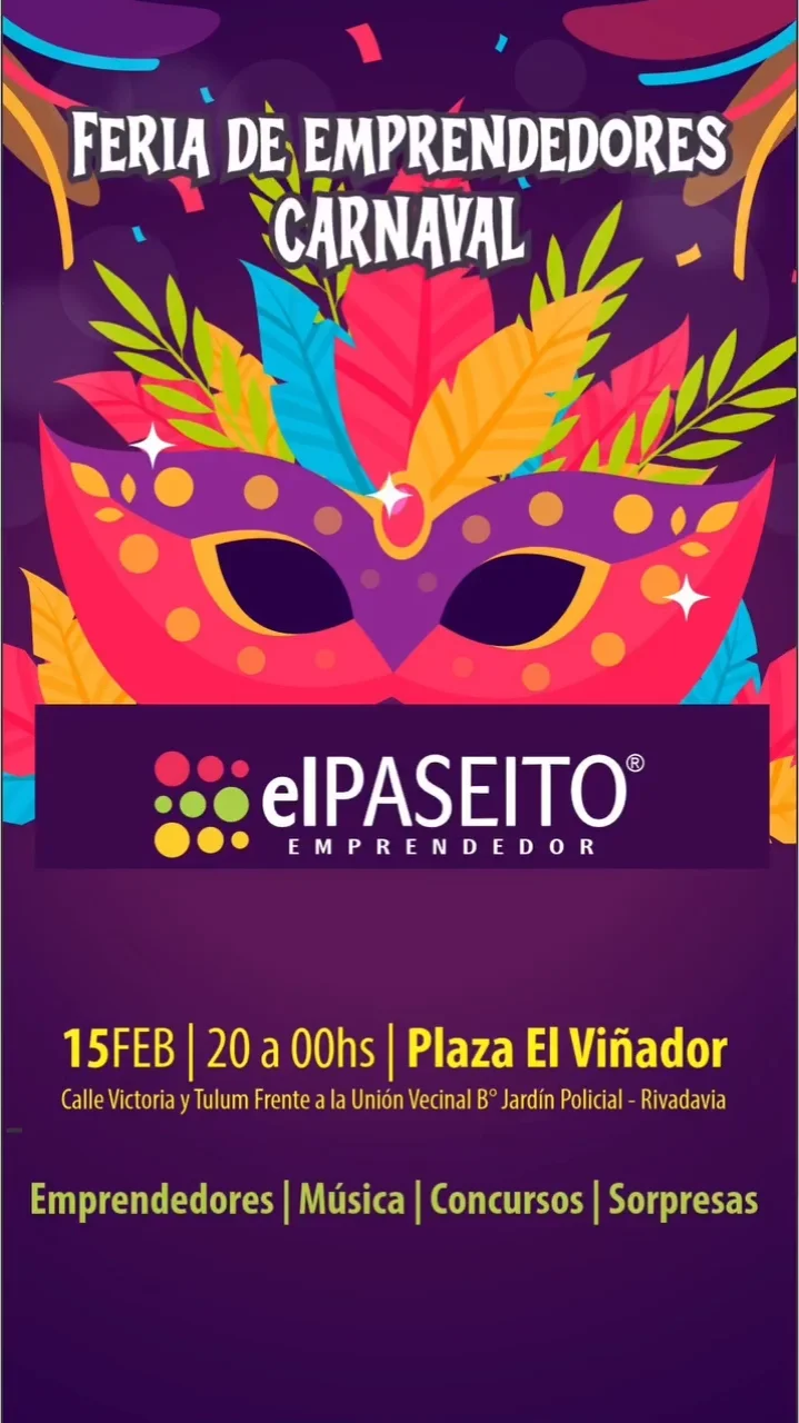 El Paseito Emprendedor - Edicion Carnaval - Evento en San Juan