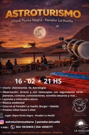 Astroturismo en Parador La Huella