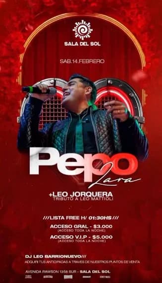 Pepo Lara - Evento en San Juan