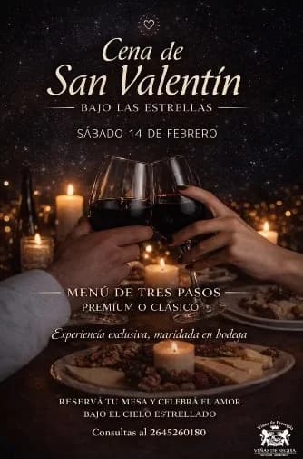 Cena de San Valentin Bajo las Estrellas - Evento en San Juan