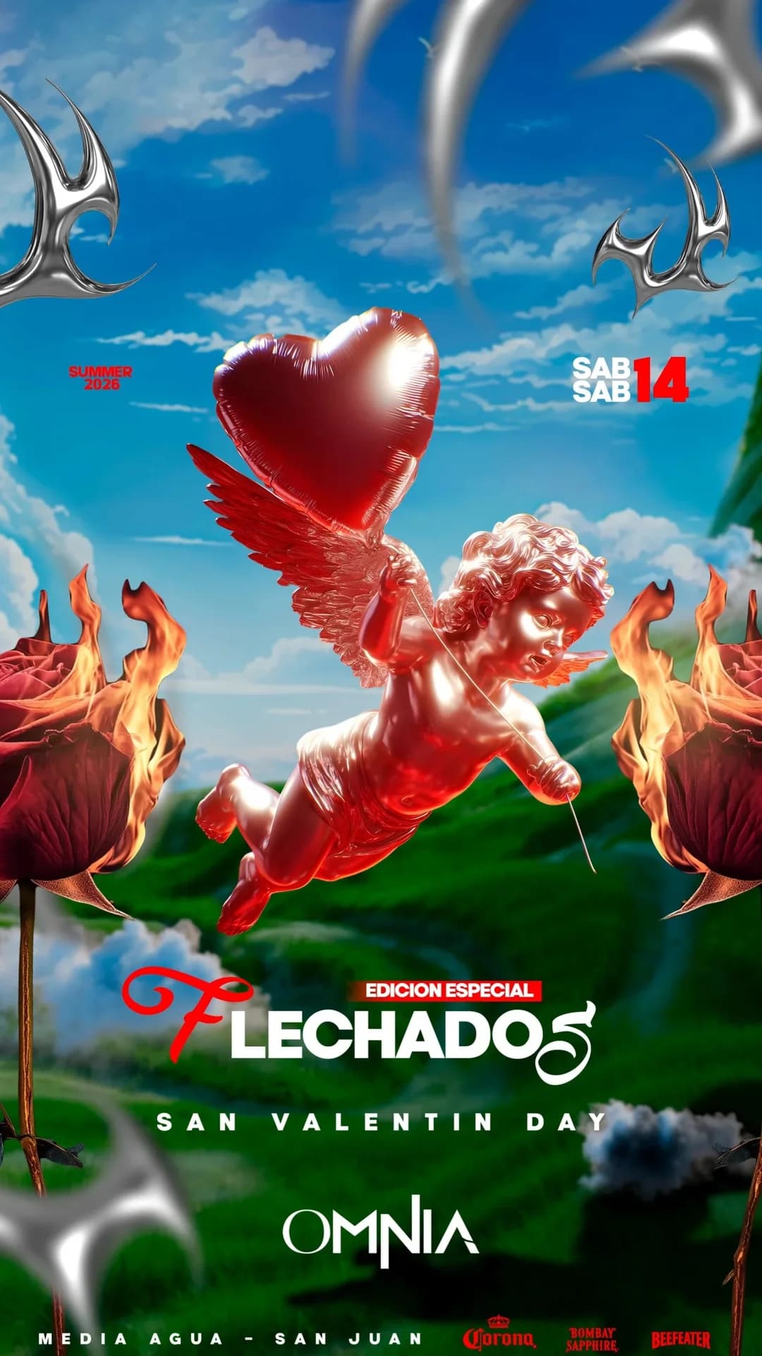 Exposiciones en San Juan: Flechados - San Valentin Day en Quincho El Gringo el sáb, 14 de febrero