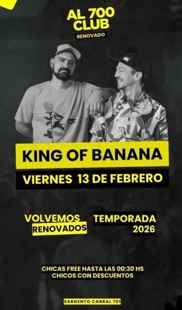 King Of Banana - Evento en San Juan
