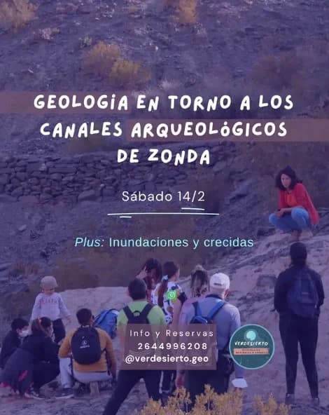 Geologia en Torno a los Canales Arqueologicos de Zonda - Evento en San Juan