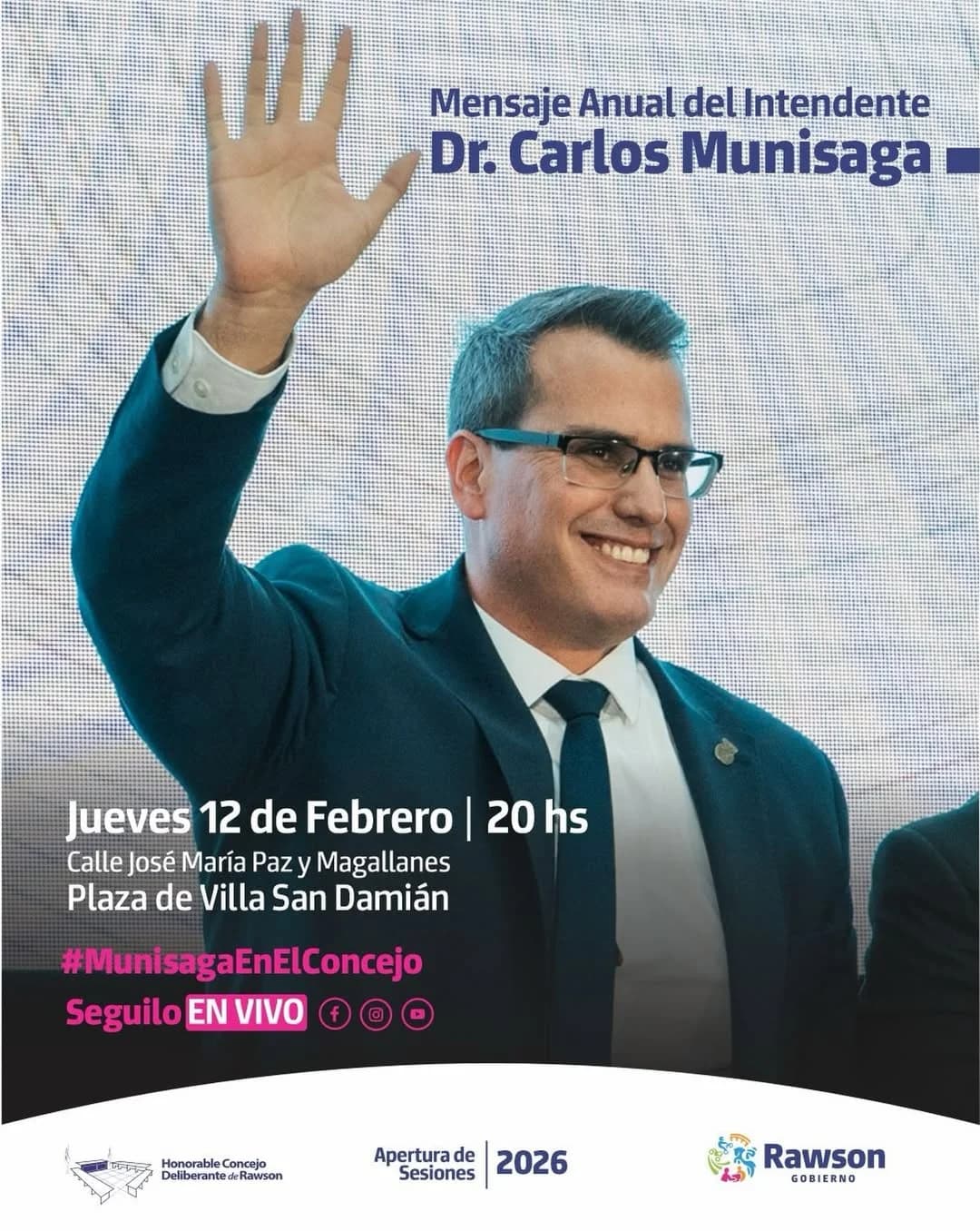 Mensaje Anual 2026 - Dr. Carlos Munisaga - Evento en San Juan