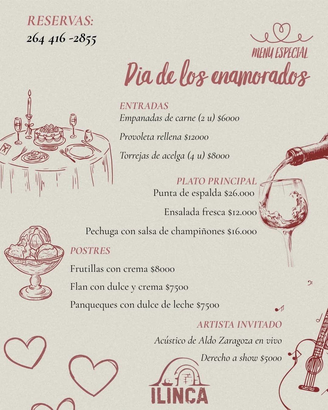 Dia de los Enamorados - Aldo Zaragoza - Evento en San Juan
