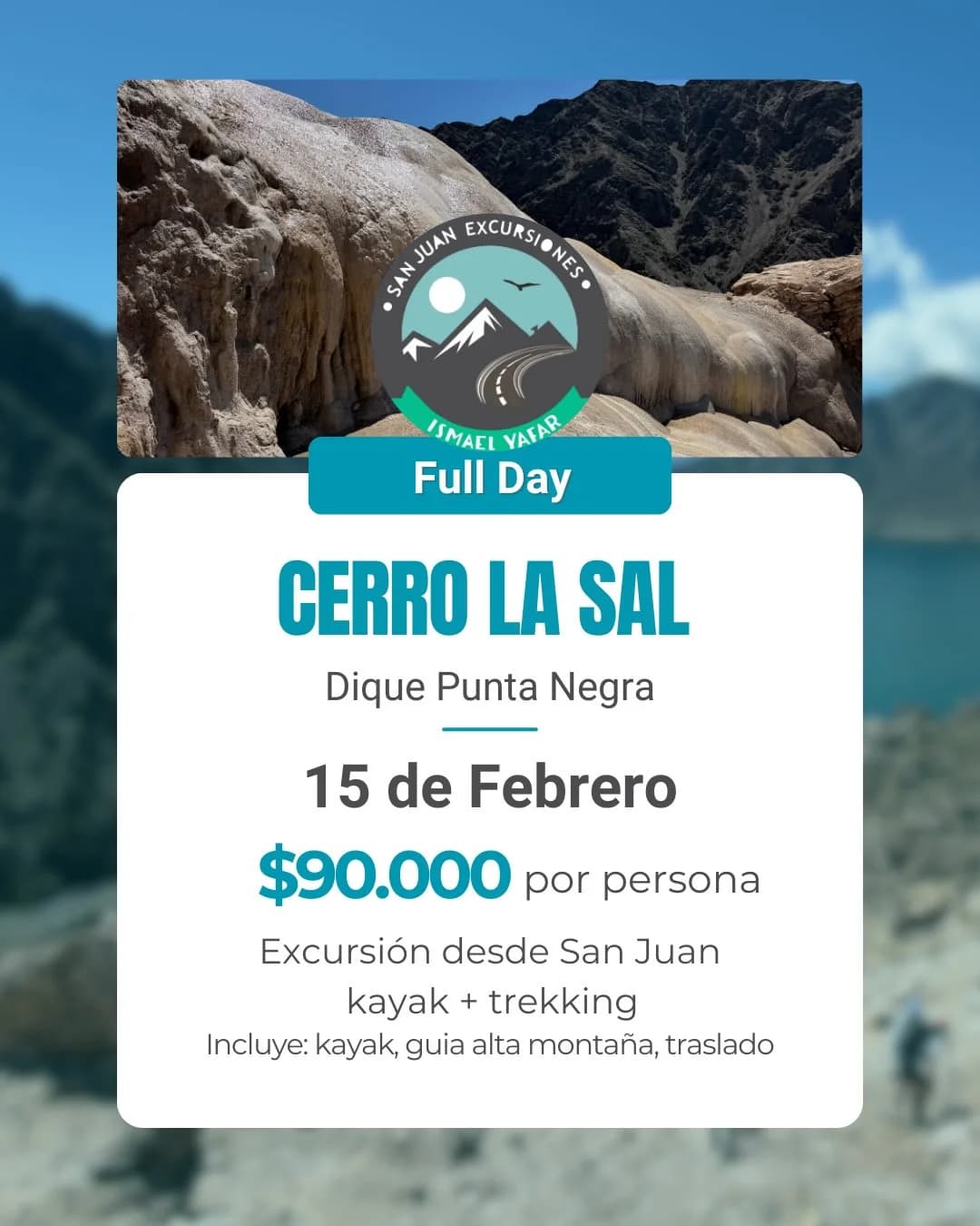 Trekking & Kayak - Cerro la Sal - Evento en San Juan