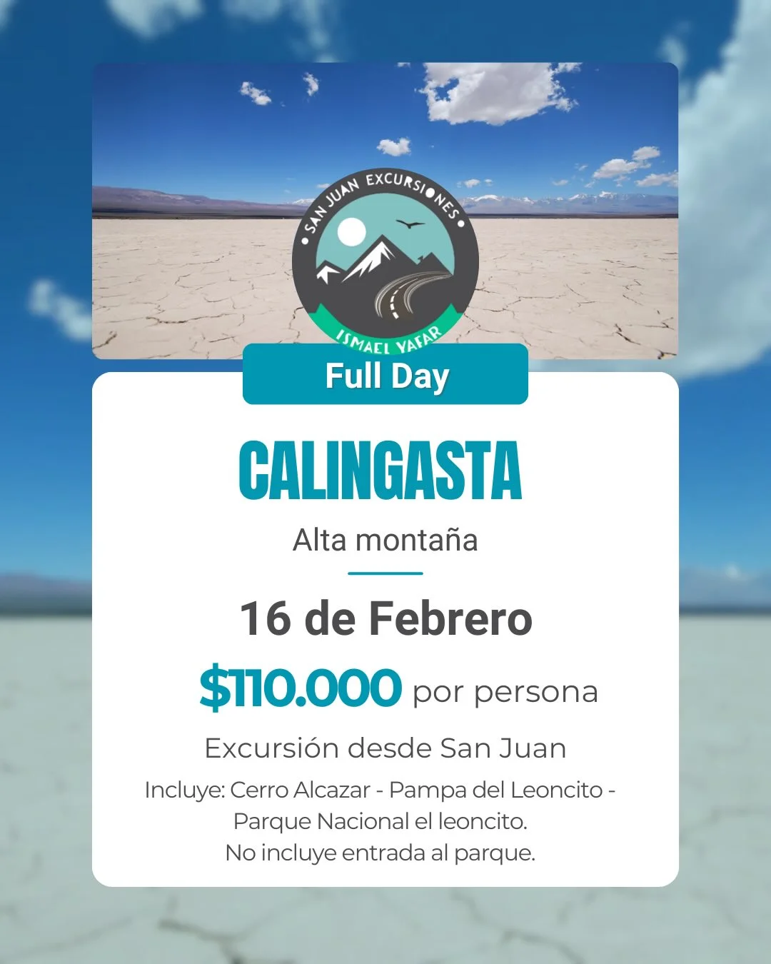 Calingasta Alta Montaña - Evento en San Juan