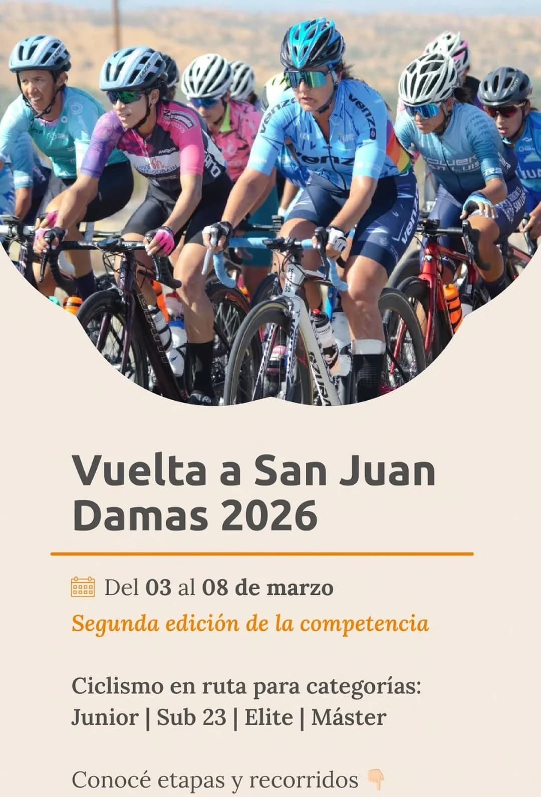 Vuelta a San Juan Damas 2026 - Etapa 4 - Evento en San Juan