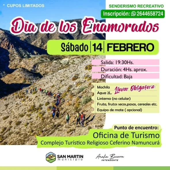 Senderismo Recreativo - Dia de los Enamorados - Evento en San Juan