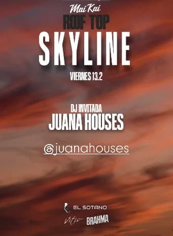 Roof Top Skyline - Juana Houses Dj Set - Evento en San Juan