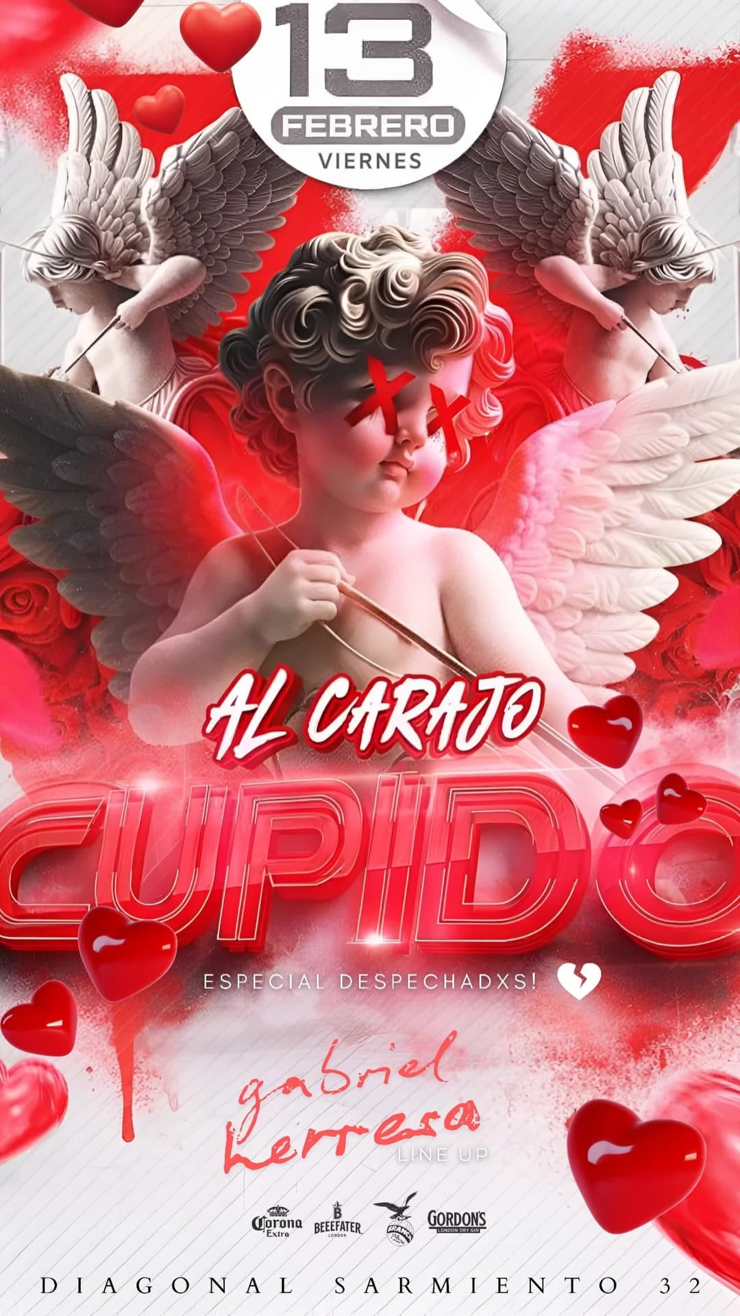 Al Carajo Cupido - Gabriel Herrera Dj Set - Evento en San Juan