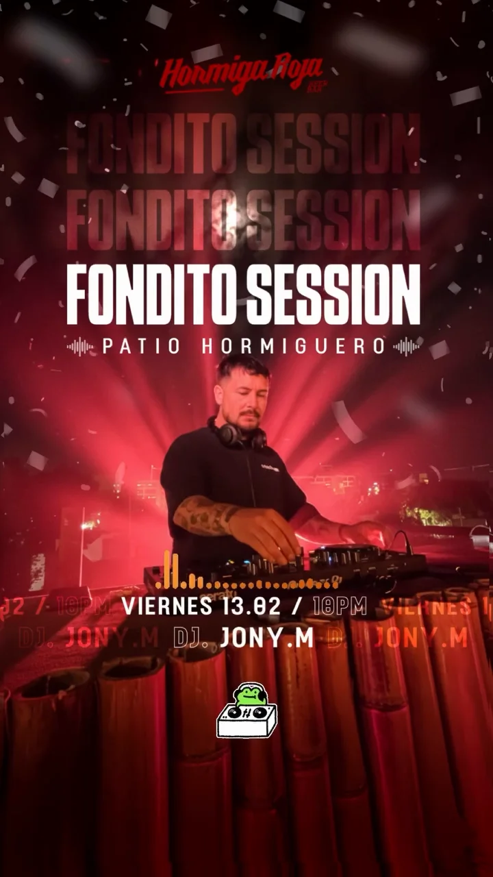 Fondito Session - Jony M. Dj Set - Evento en San Juan