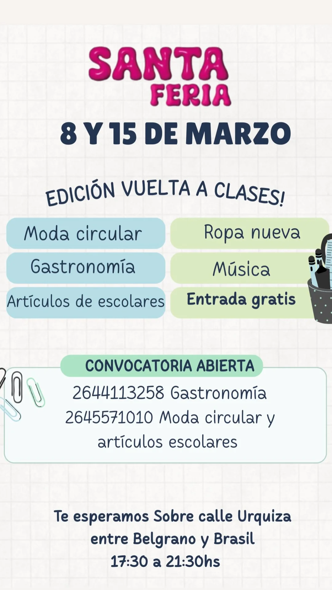 Santa Feria - Edicion Vuelta a Clases - Evento en San Juan