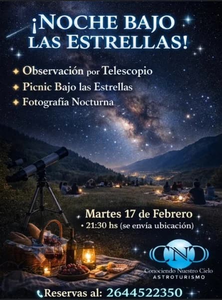 Noche Bajo las Estrellas - Evento en San Juan