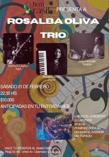 Rosalba Oliva Trio - Evento en San Juan