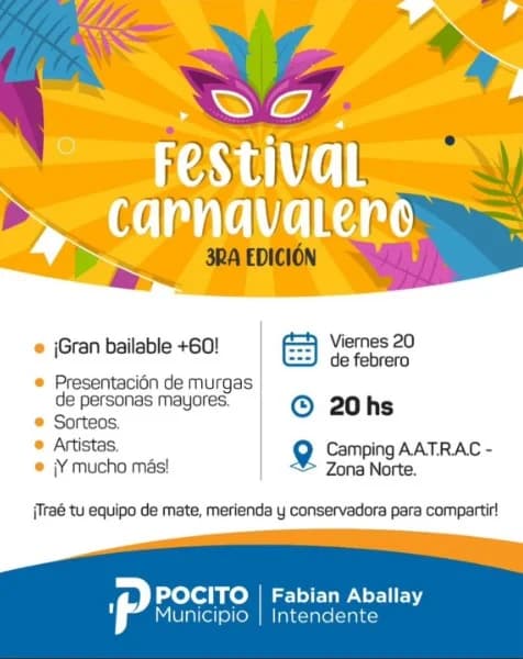 Festival Carnavalero 3ra Edicion - Evento en San Juan