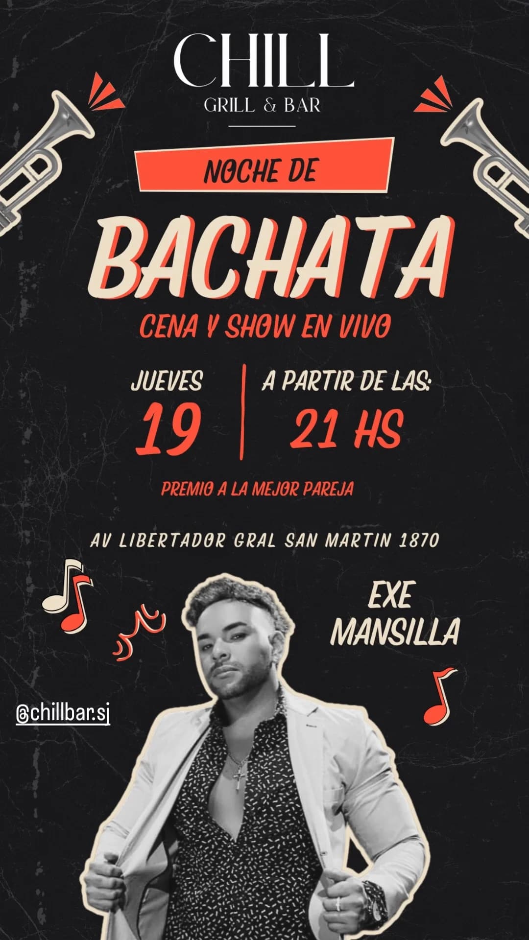 Noche de Bachata - Exe Mansilla - Evento en San Juan