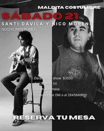 Santi Davila & Nico Moreno - Evento en San Juan