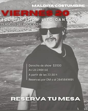 Lito Cantoni - Evento en San Juan