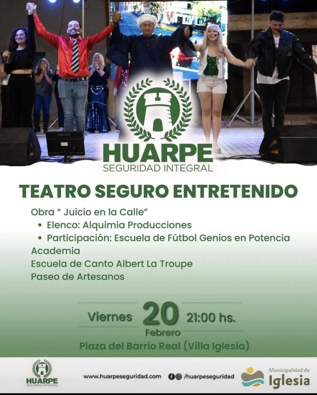 Teatro Seguro Entretenido: "Juicio en la Calle" - Evento en San Juan