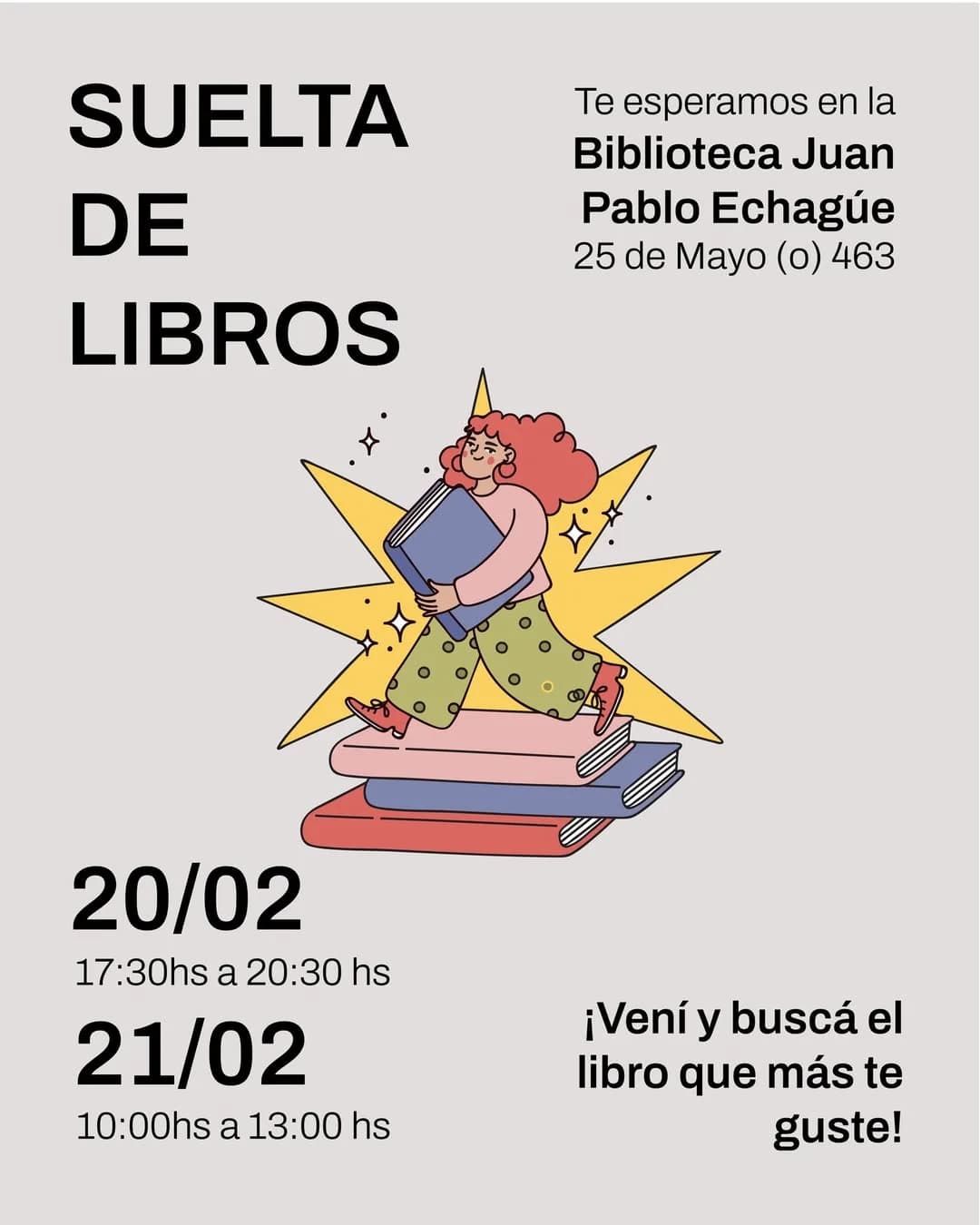 Suelta de Libros - Evento en San Juan