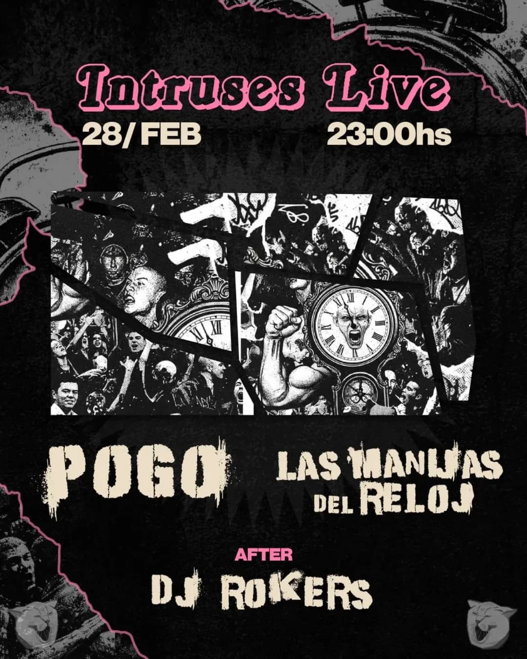 Intruses Live: Pogo & Las Manijas del Reloj