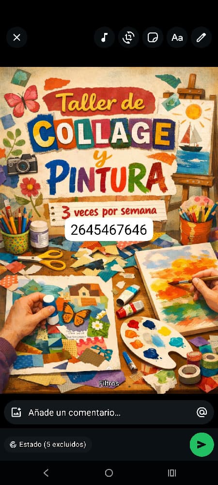 taller de Collage Journal - Evento en San Juan