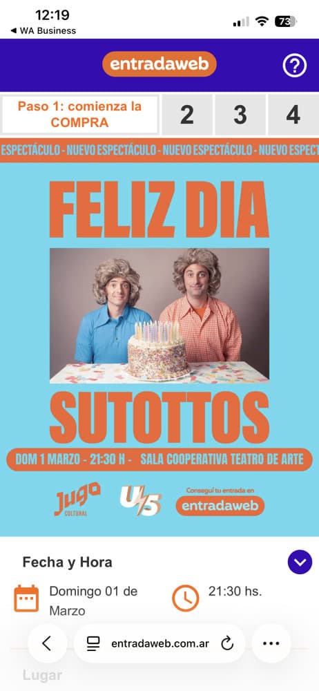 SUTOTTOS en San Juan - Evento en San Juan