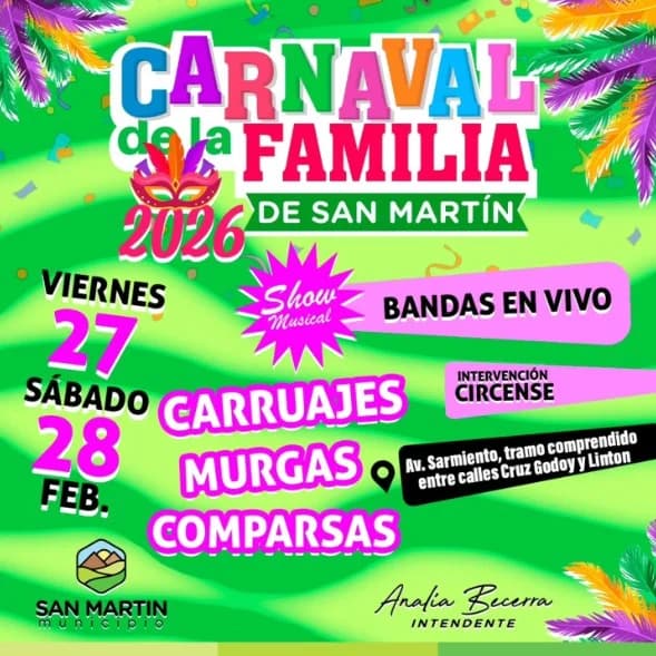 Carnaval de la Familia - Evento en San Juan
