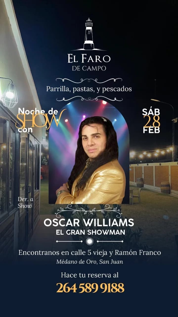 Oscar Williams - Evento en San Juan