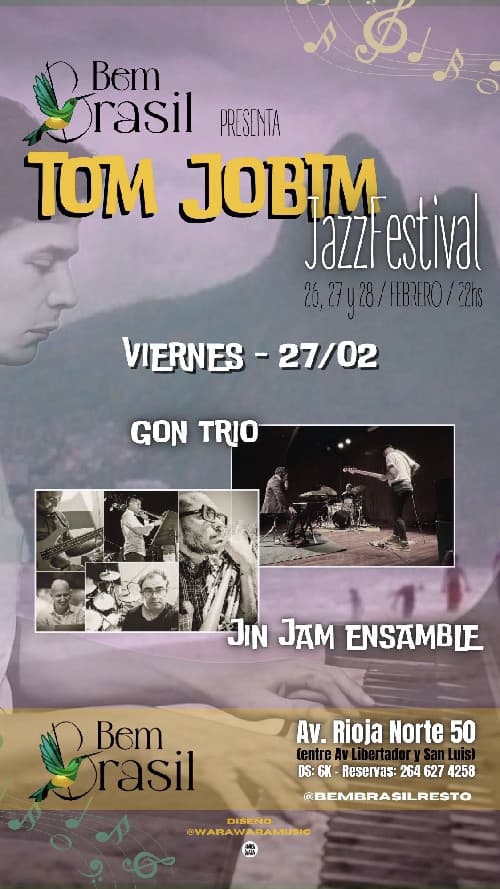 Tom Jobim jazzfestival - Evento en San Juan
