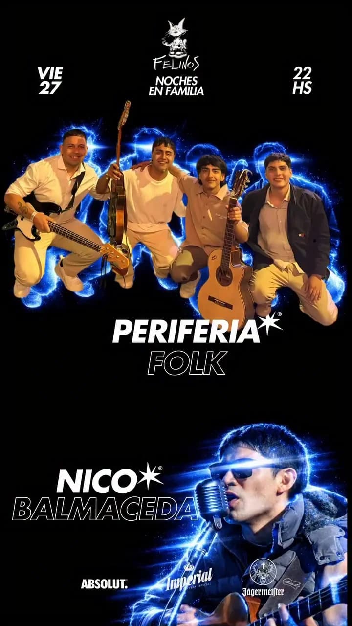 Periferia Folk & Nico Balmaceda - Evento en San Juan