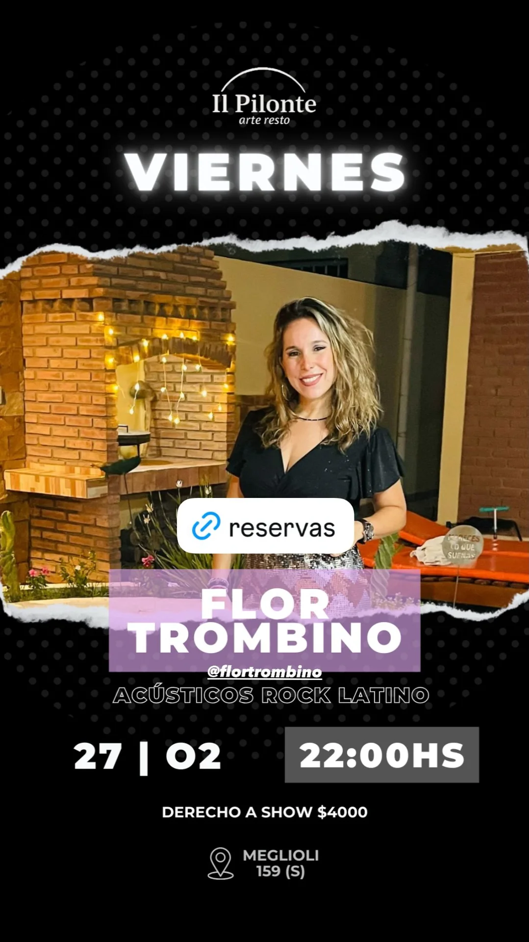 Flor Trombino - Evento en San Juan