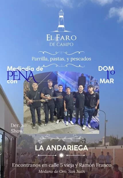 La Andariega - Evento en San Juan