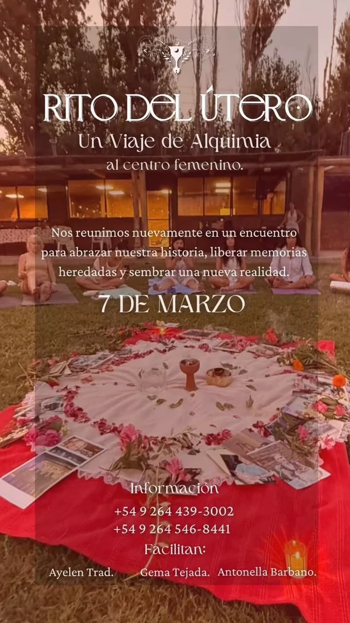 Rito del Utero - Un Viaje de Alquimia al Centro Femenino - Evento en San Juan