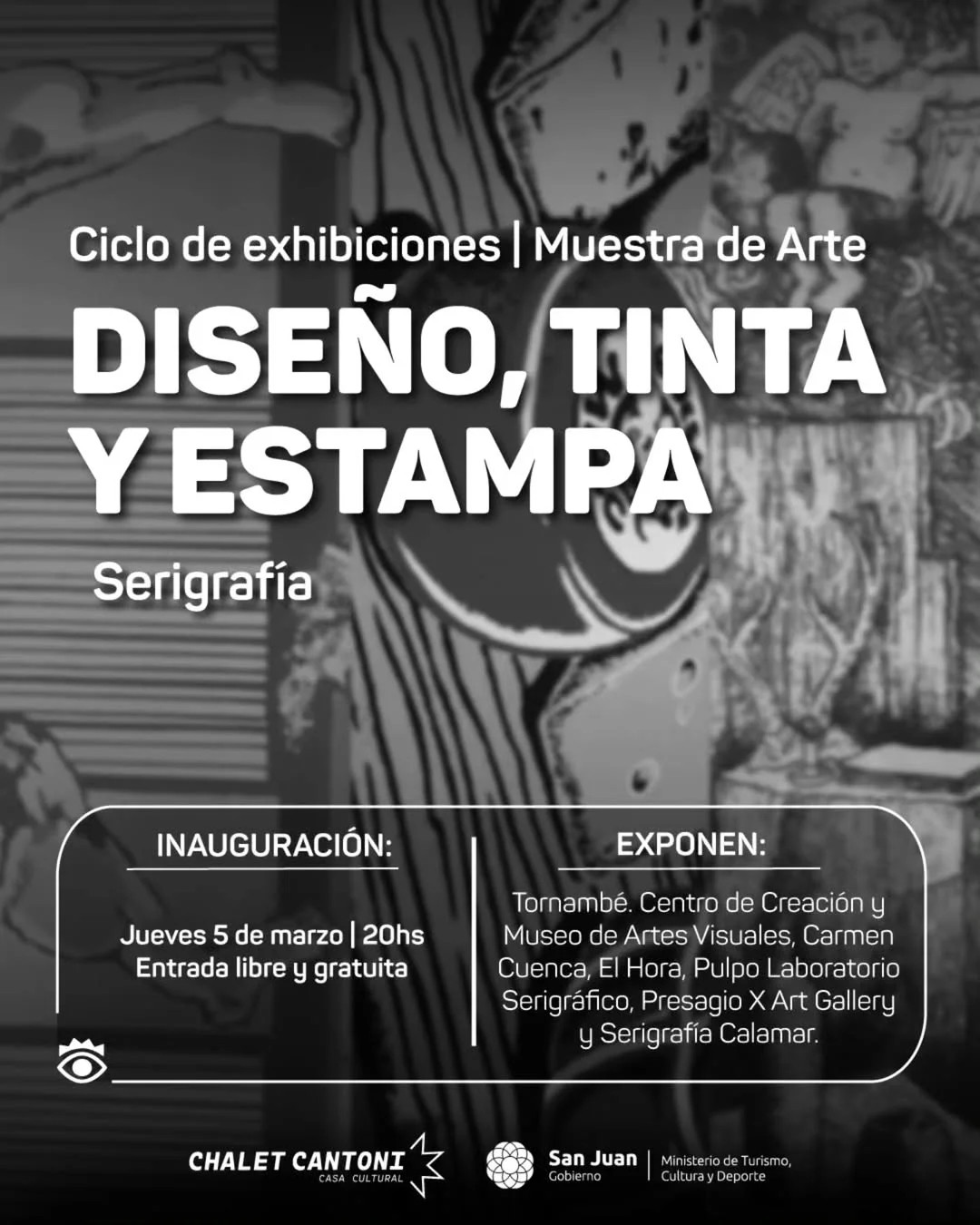Ciclo Exhibiciones | Muestra de Arte: "Diseño, Tinta & Estampa" - Evento en San Juan