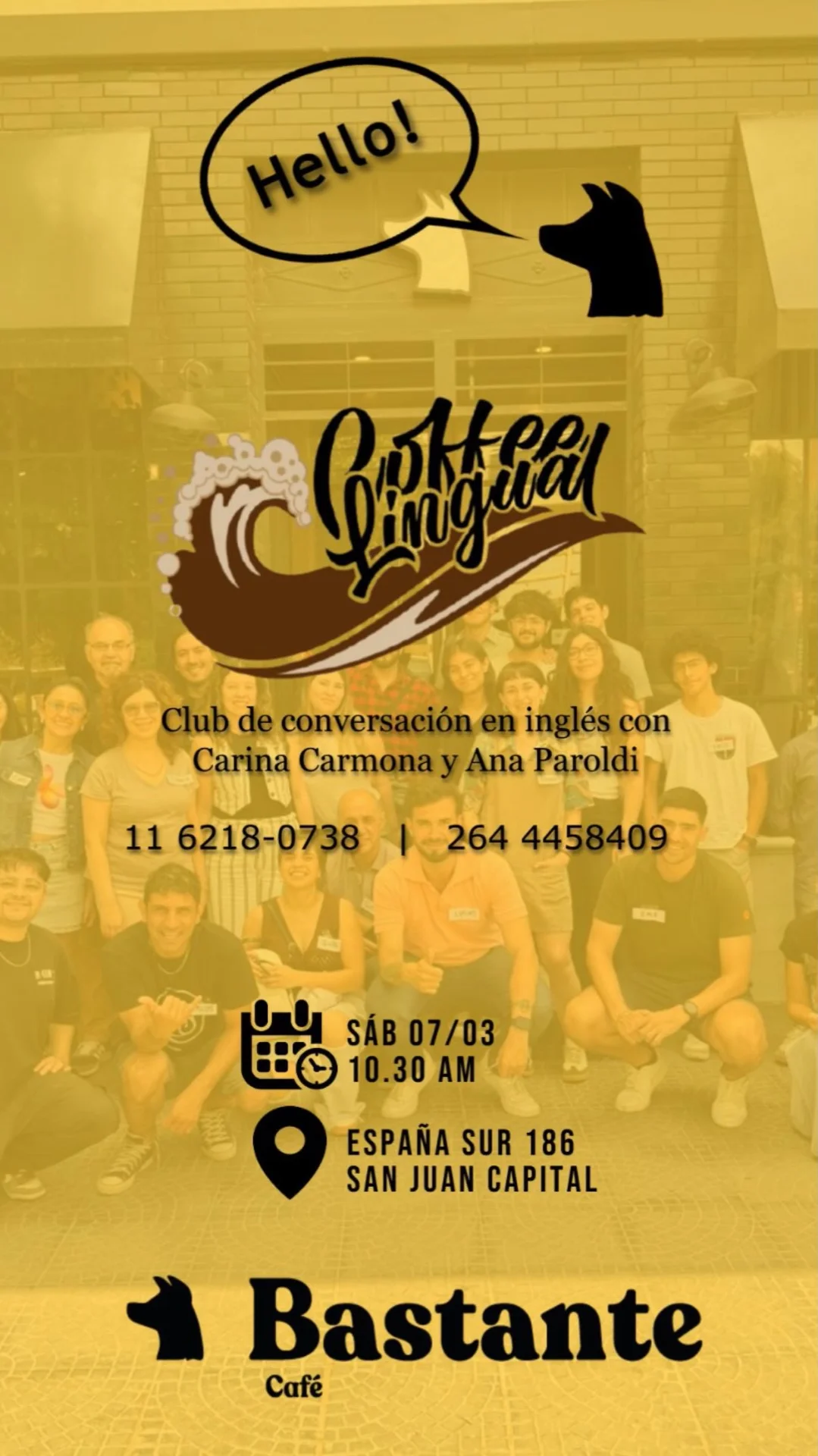 Coffeelingual - Club de Conversacion - Evento en San Juan